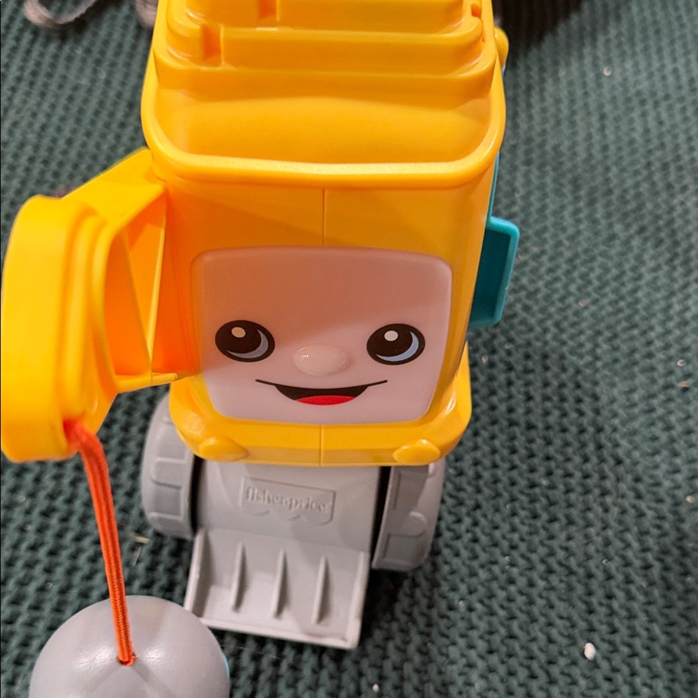 Fisher-Price Yellow and Gray Construction Vehicle